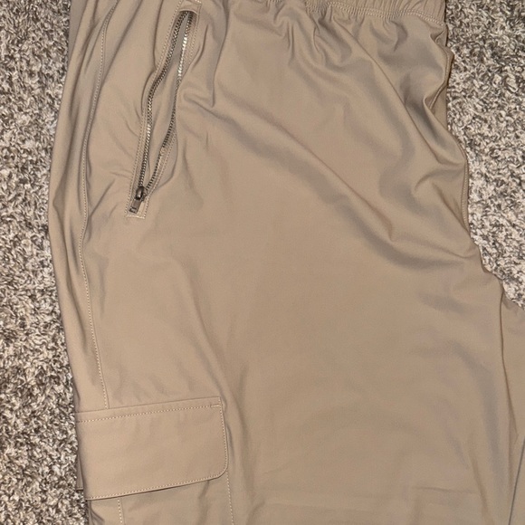 LAST CALL BEFORE DONATION Tan Old Navy Joggers-With Cargo AND Zip Pockets - Picture 3 of 3
